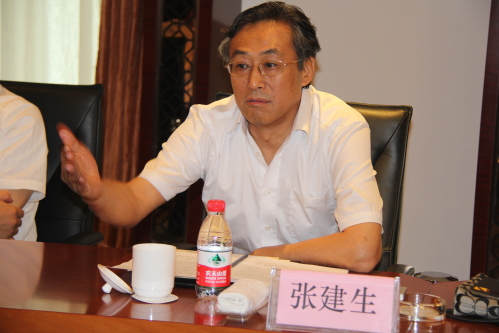 中国科协国际部部长海智办主任张建生一行来盐城调研海智工作